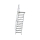 MUNK Treppe mit Plattform 60° Stufenbreite 800 mm 12 Stufen Aluminium geriffelt, 600392