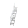 MUNK Treppe 45° Stufenbreite 600 mm 16 Stufen Aluminium geriffelt, 600256