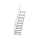 MUNK Treppe 45° Stufenbreite 800 mm 15 Stufen Aluminium geriffelt, 600275