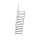 MUNK Treppe 60° Stufenbreite 1000 mm 14 Stufen Aluminium geriffelt, 600334