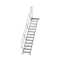 MUNK Treppe mit Plattform 45° Stufenbreite 600 mm 13...