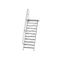MUNK Treppe mit Plattform 60° Stufenbreite 1000 mm 11...