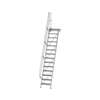MUNK Treppe mit Plattform 60° Stufenbreite 600 mm 14...