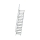 MUNK Treppe 60° Stufenbreite 800 mm 16 Stufen Aluminium geriffelt, 600236