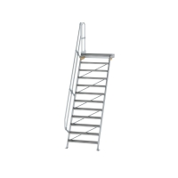 MUNK Treppe mit Plattform 60° Stufenbreite 1000 mm 12...