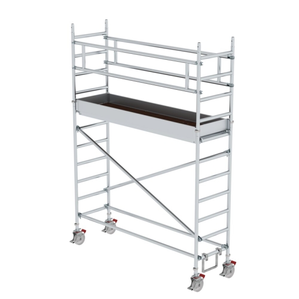MUNK Rollgerüst 0,75 x 2,45 m Plattformhöhe 2,51 m, 171235
