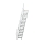 MUNK Treppe 45° Stufenbreite 600 mm 18 Stufen Aluminium geriffelt, 600258