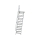 MUNK Treppe mit Plattform 60° Stufenbreite 800 mm 14 Stufen Aluminium geriffelt, 600394