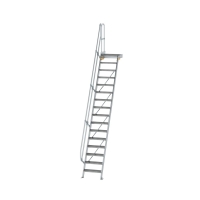 MUNK Treppe mit Plattform 60° Stufenbreite 600 mm 16...