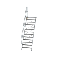 MUNK Treppe mit Plattform 60° Stufenbreite 1000 mm 13...