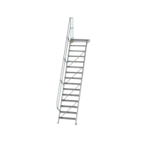 MUNK Treppe mit Plattform 60° Stufenbreite 800 mm 15...