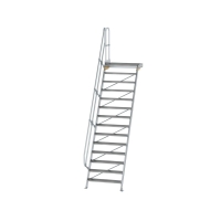 MUNK Treppe mit Plattform 60° Stufenbreite 1000 mm 14...