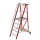 MUNK Plattformleiter GFK/Alu klappbar und fahrbar mit GFK-Handlauf 5 Stufen, 36325