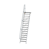 MUNK Treppe mit Plattform 60° Stufenbreite 800 mm 16...