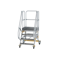 MUNK Plattformtreppe fahrbar 60° Stufenbreite 800 mm...