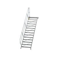MUNK Treppe mit Plattform 45° Stufenbreite 1000 mm 14...