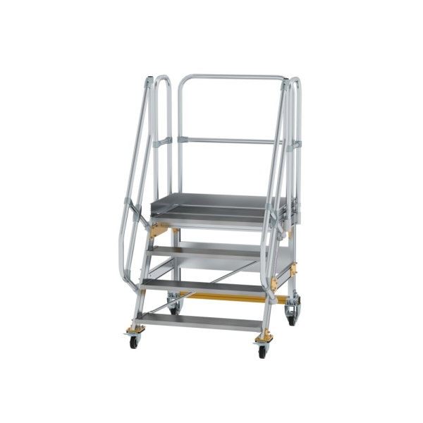 MUNK Plattformtreppe fahrbar 60° Stufenbreite 1000 mm 4 Stufen, 600744