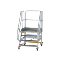 MUNK Plattformtreppe fahrbar 60° Stufenbreite 1000 mm...