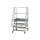 MUNK Plattformtreppe fahrbar 60° Stufenbreite 1000 mm 4 Stufen, 600744