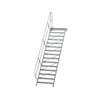 MUNK Treppe mit Plattform 45° Stufenbreite 1000 mm 15...