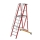 MUNK Plattformleiter GFK/Alu klappbar und fahrbar mit GFK-Handlauf 7 Stufen, 36327