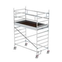 MUNK Rollgerüst 1,35 x 2,45 m mit Doppel-Plattform...