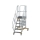 MUNK Plattformtreppe 45° fahrbar Stufenbreite 600 mm 6 Stufen Aluminium geriffelt, 600766