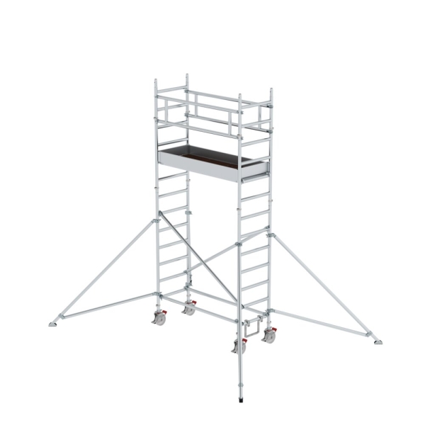 MUNK Rollgerüst 0,75 x 1,80 m mit Ausleger Plattformhöhe 3,07 m, 154348