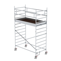 MUNK Rollgerüst 1,35 x 2,45 m mit Doppel-Plattform...
