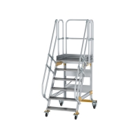 MUNK Plattformtreppe fahrbar 60° Stufenbreite 800 mm...