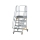 MUNK Plattformtreppe fahrbar 60° Stufenbreite 800 mm 6 Stufen, 600726