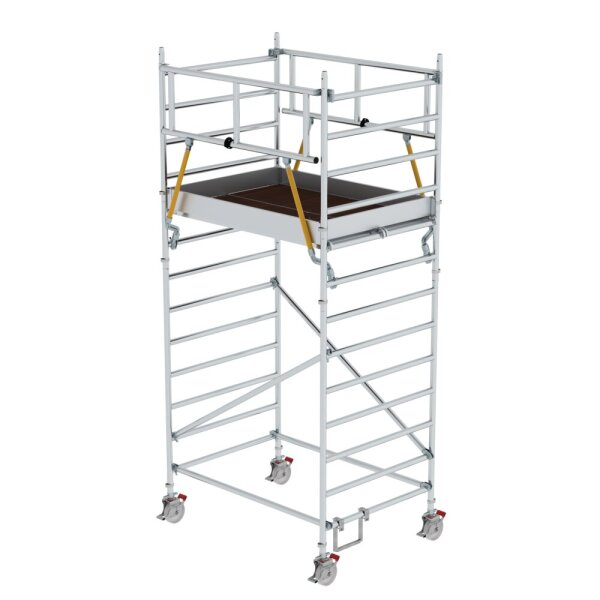 MUNK Rollgerüst SG 1,35 x 1,80 m mit Doppel-Plattform Plattformhöhe 3,07 m, 173337