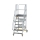 MUNK Plattformtreppe fahrbar 60° Stufenbreite 800 mm 7 Stufen, 600727