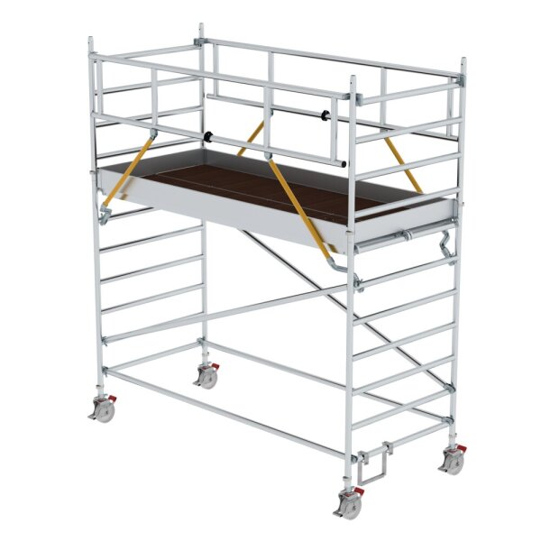 MUNK Rollgerüst SG 1,35 x 3,0 m mit Doppel-Plattform Plattformhöhe 2,51 m, 175237