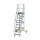 MUNK Plattformtreppe fahrbar 60° Stufenbreite 600 mm 10 Stufen, 600710