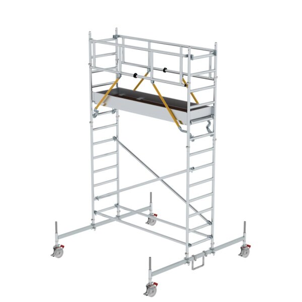 MUNK Rollgerüst SG 0,75 x 2,45 m mit Fahrbalken Plattformhöhe 3,26 m, 155344