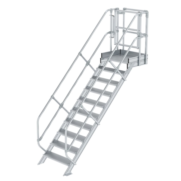 MUNK Treppen-Modul Aluminium geriffelt 10 Stufen, 632310