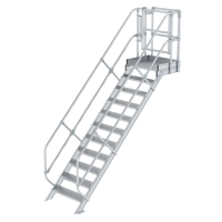 MUNK Treppen-Modul Aluminium geriffelt 11 Stufen, 632311