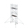 MUNK Rollgerüst 0,75 x 1,80 m mit Ausleger Plattformhöhe 4,47 m, 154446