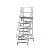 MUNK Plattformtreppe fahrbar 60° Stufenbreite 1000 mm...