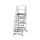 MUNK Plattformtreppe fahrbar 60° Stufenbreite 1000 mm 10 Stufen, 600750
