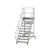 MUNK Plattformtreppe 45° fahrbar Stufenbreite 1000mm...