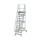 MUNK Plattformtreppe fahrbar 60° Stufenbreite 800 mm 12 Stufen, 600732