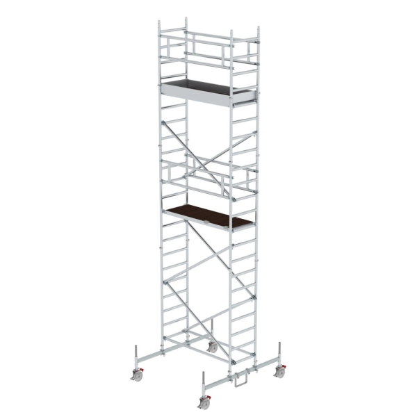 MUNK Rollgerüst 0,75 x 1,80 m mit Fahrbalken Plattformhöhe 5,78 m, 154545