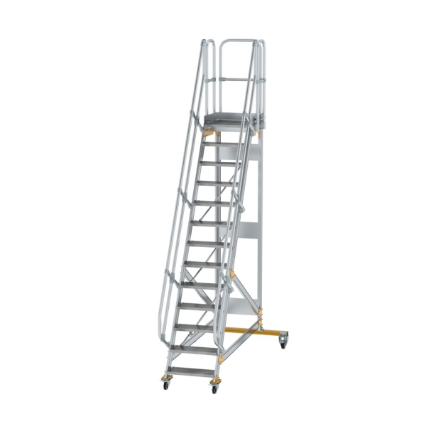 MUNK Plattformtreppe fahrbar 60° Stufenbreite 600 mm 13 Stufen, 600713