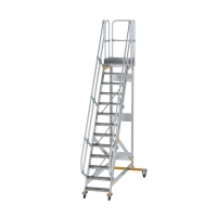 MUNK Plattformtreppe fahrbar 60° Stufenbreite 600 mm...