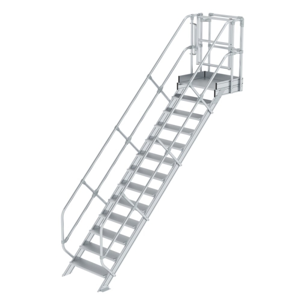MUNK Treppen-Modul Aluminium geriffelt 13 Stufen, 632313
