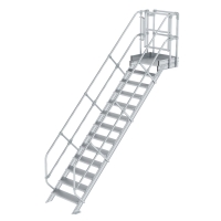 MUNK Treppen-Modul Aluminium geriffelt 13 Stufen, 632313
