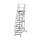 MUNK Plattformtreppe fahrbar 60° Stufenbreite 800 mm 13 Stufen, 600733