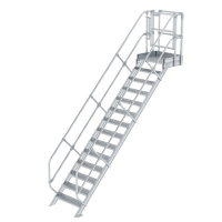 MUNK Treppen-Modul Aluminium geriffelt 14 Stufen, 632314